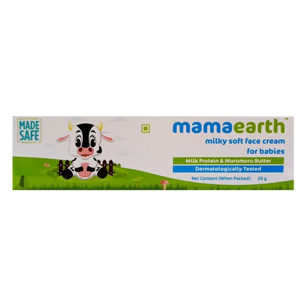 Mamaearth Milky Soft Face Cream For Babies, 25 gm, Pack of 1