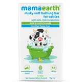 Mamaearth Milky Soft Babies Bathing Bar 0+ Years, 150 gm (2 x 75 gm), Pack of 1