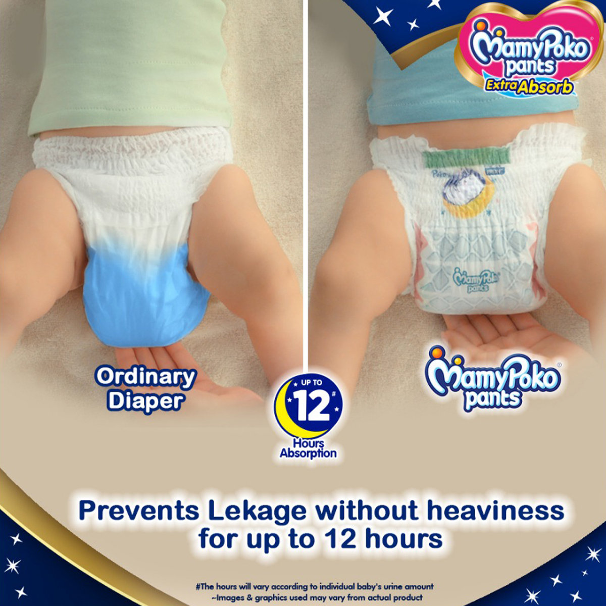 MamyPoko Extra Absorb Diaper Pants New Born, 32 Count, Pack of 1 MamyPoko Extra Absorb Diaper Pants New Born, 32 Count, Pack of 1