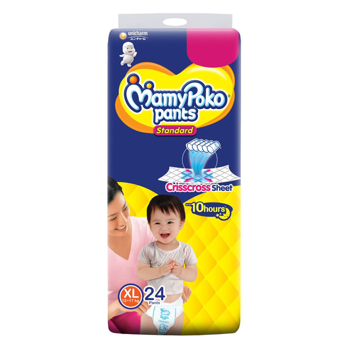 MamyPoko Pants Diaper XL 12-17 kg 38 pcs - Diapersbd