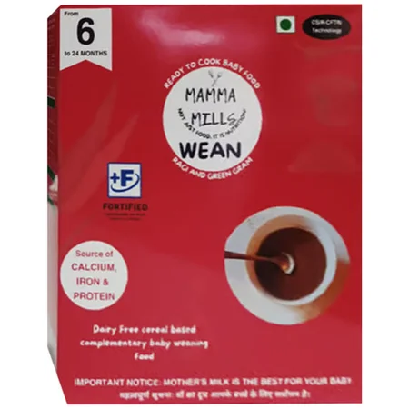 Mamma Mills Ragi & Green Gram Ready to Cook Baby Food, 300 gm
