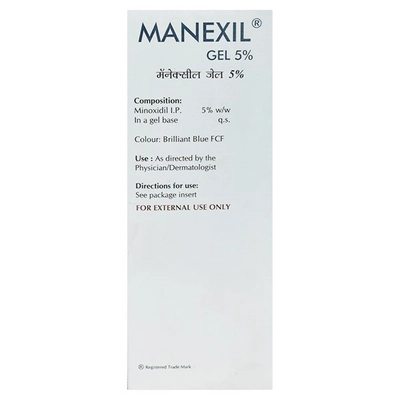 Manexil 5% Gel 60 gm, Pack of 1 GEL