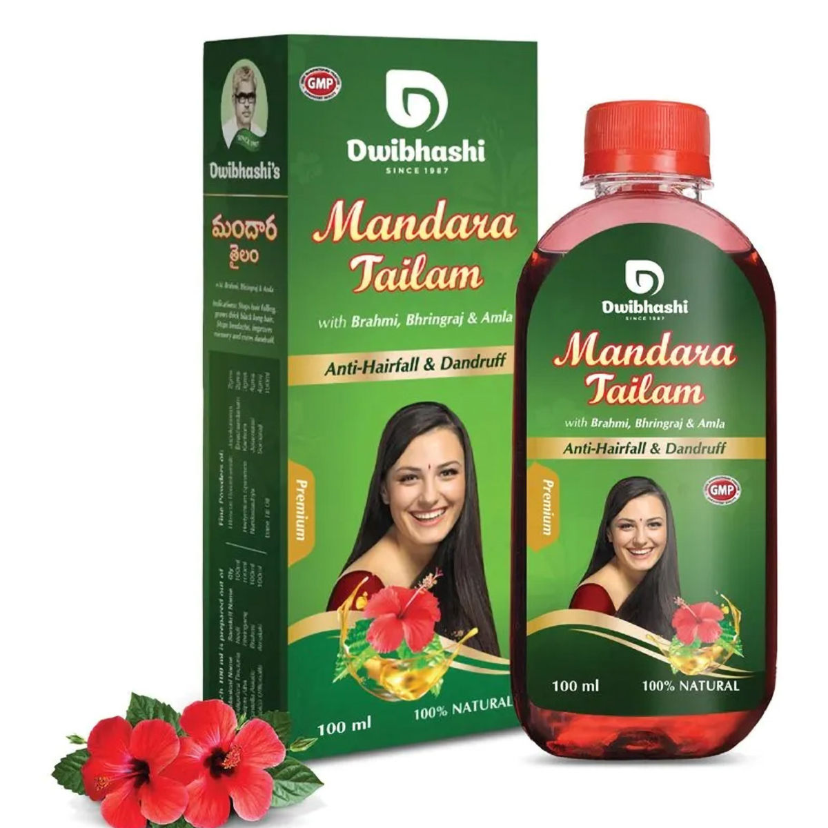 Buy Dwibhashi's Mandara Tailam Hair Oil, 100 ml Online