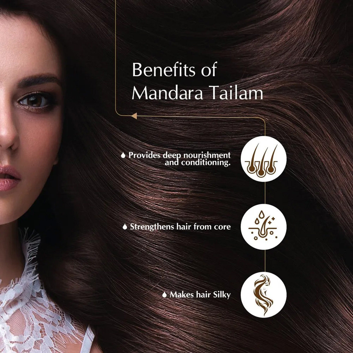 Dwibhashi's Mandara Tailam Hair Oil, 100 ml, Pack of 1 Dwibhashi's Mandara Tailam Hair Oil, 100 ml, Pack of 1