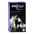Manforce 3 in One Black Grapes Flavour Condoms, 10 Count