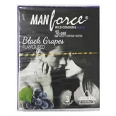 Manforce Black Grapes Flavour Condoms, 3 Count, Pack of 1