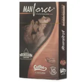 Manforce Coffee Flavour Condoms, 10 Count, Pack of 1