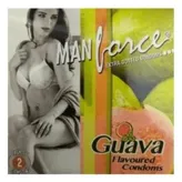 Manforce Guava Flavour Condoms, 2 Count, Pack of 1