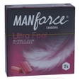 Manforce Ultra Feel Bubble Gum Condoms, 3 Count