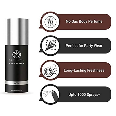 The Man Company Noir Body Perfume, 120 ml, Pack of 1