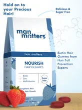 Man Matters Nourish Hair Gummies, 30 Count, Pack of 1