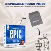 Manforce Epic Desire Super Thin Silk Chocolate Flavour Condoms, 3 Count, Pack of 1