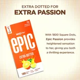 Manforce Epic Passion Extra Dotted Fruit Punch Flavour Premium Condoms, 10 Count, Pack of 1
