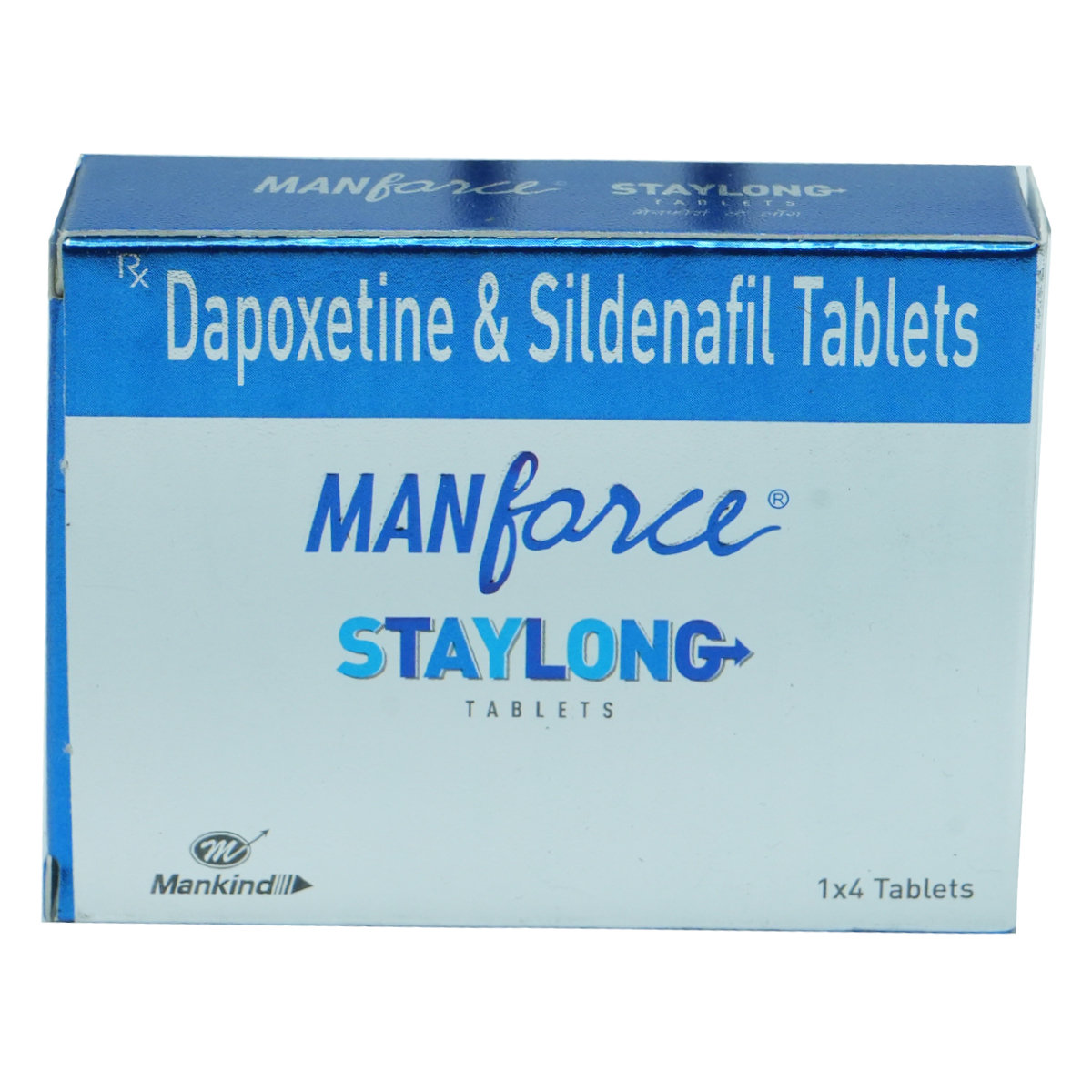 Manforce Staylong Tablet 4's, Pack of 4 TabletS Manforce Staylong Tablet 4's, Pack of 4 TabletS
