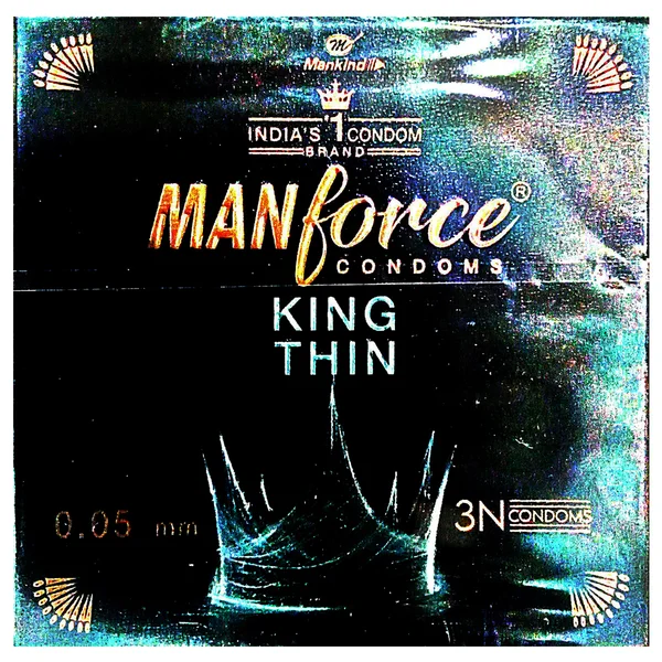 Manforce King Thin Condoms, 3 Count