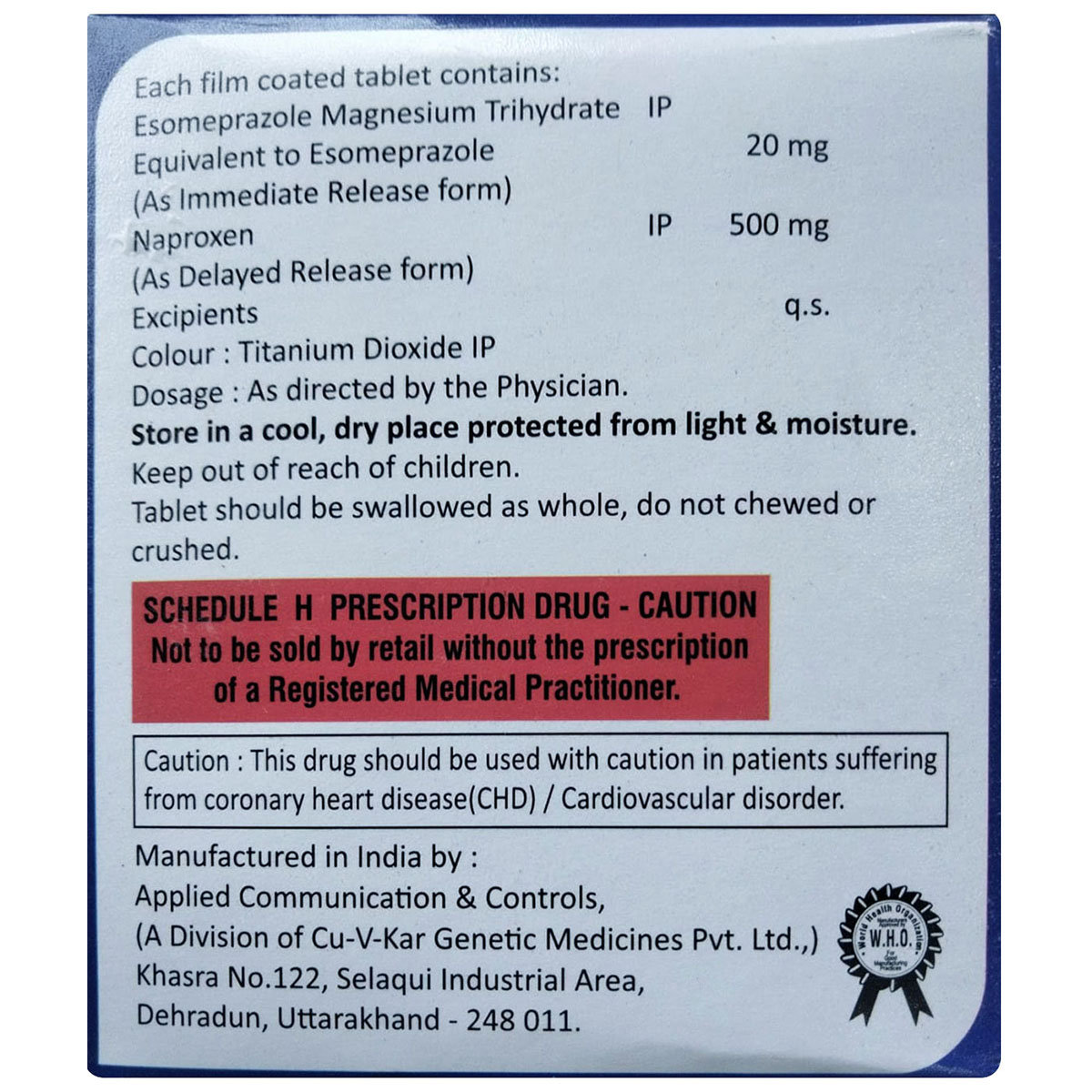 Mapraxen Tablet 10's, Pack of 10 TABLETS Mapraxen Tablet 10's, Pack of 10 TABLETS