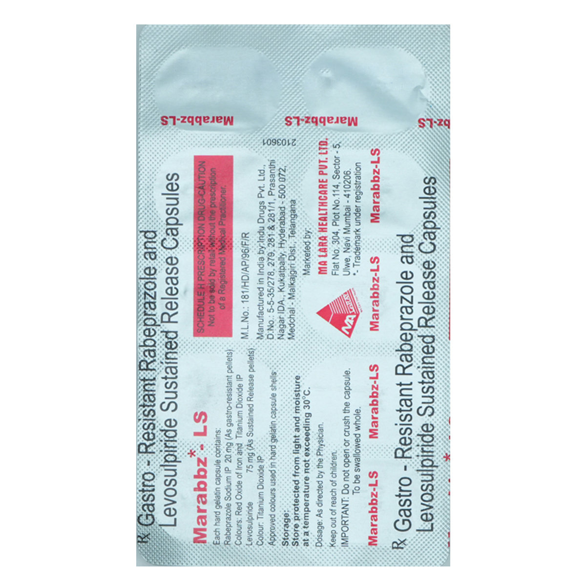 Marabbz-LS Capsule 10's, Pack of 10 Marabbz-LS Capsule 10's, Pack of 10