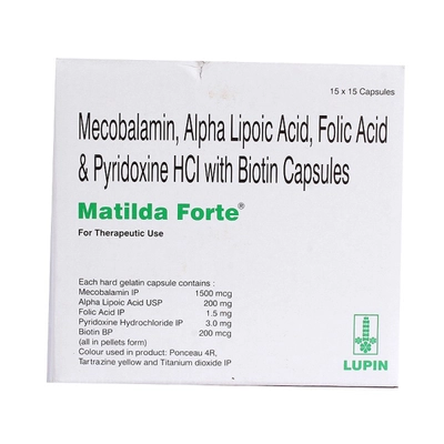 Matilda Forte Capsule 15's, Pack of 15 TabletS