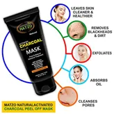 Matzo Activated Charcoal Peeloff Mask, 100 ml, Pack of 1