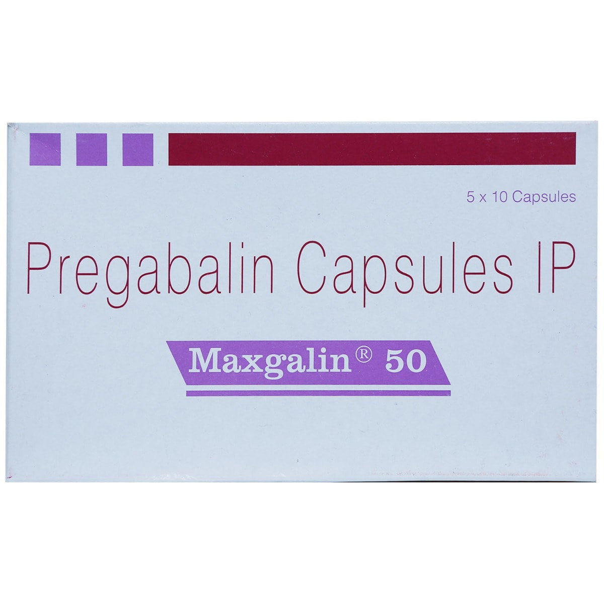 Maxgalin 50 Capsule 10's, Pack of 10 CAPSULES Maxgalin 50 Capsule 10's, Pack of 10 CAPSULES