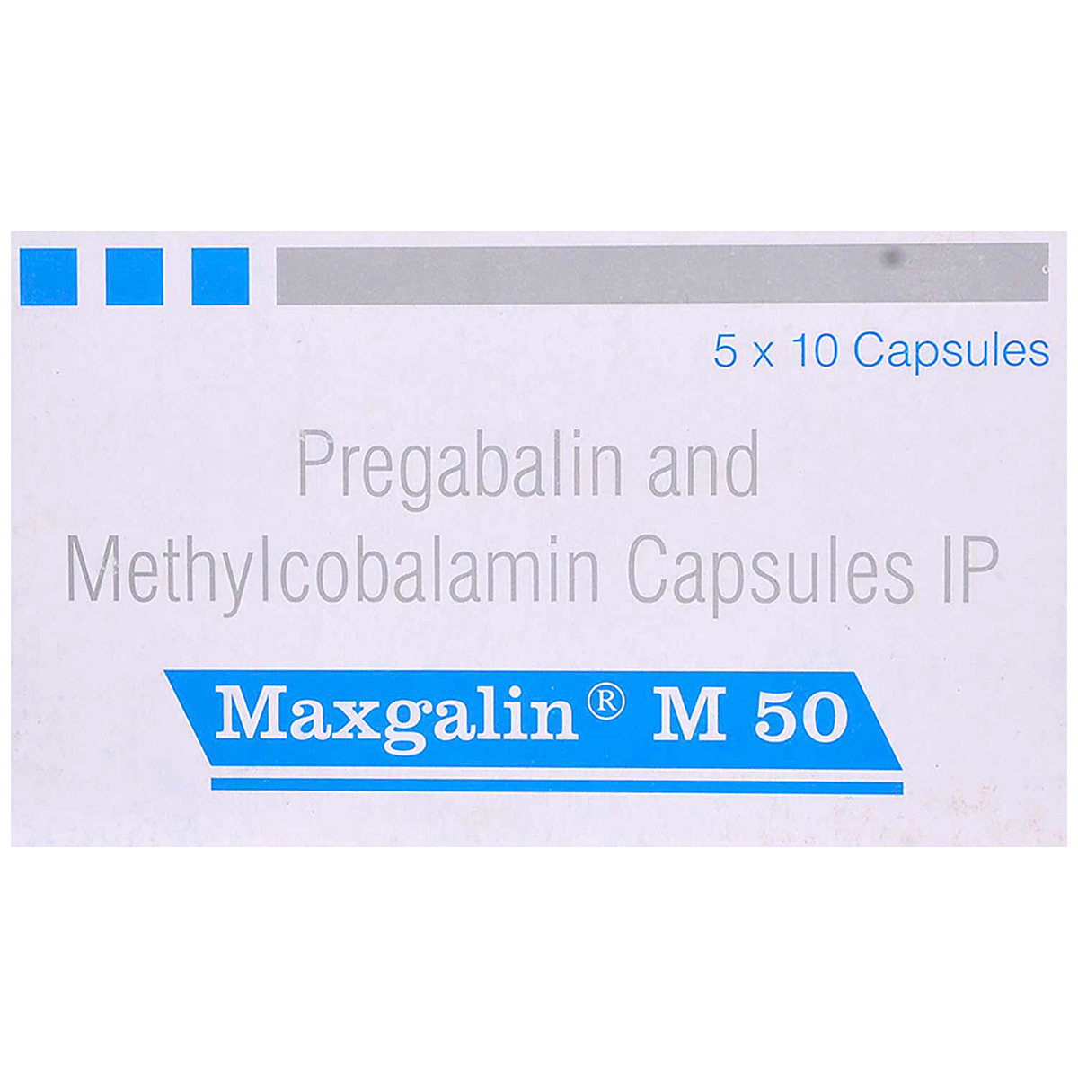 Maxgalin M 50 Tablet 10's Maxgalin M 50 Tablet 10's