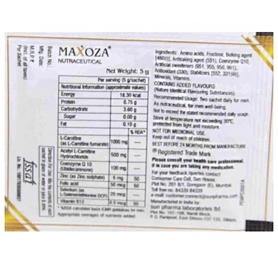 Maxoza Sachet 5 gm, Pack of 1