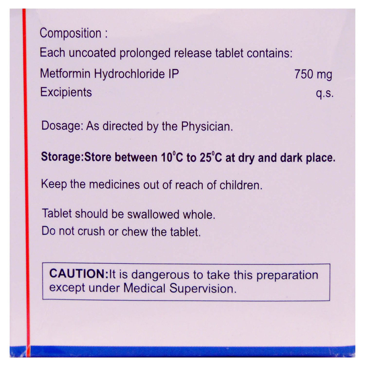 Maxformin 750 Tablet 15's, Pack of 15 TABLETS Maxformin 750 Tablet 15's, Pack of 15 TABLETS