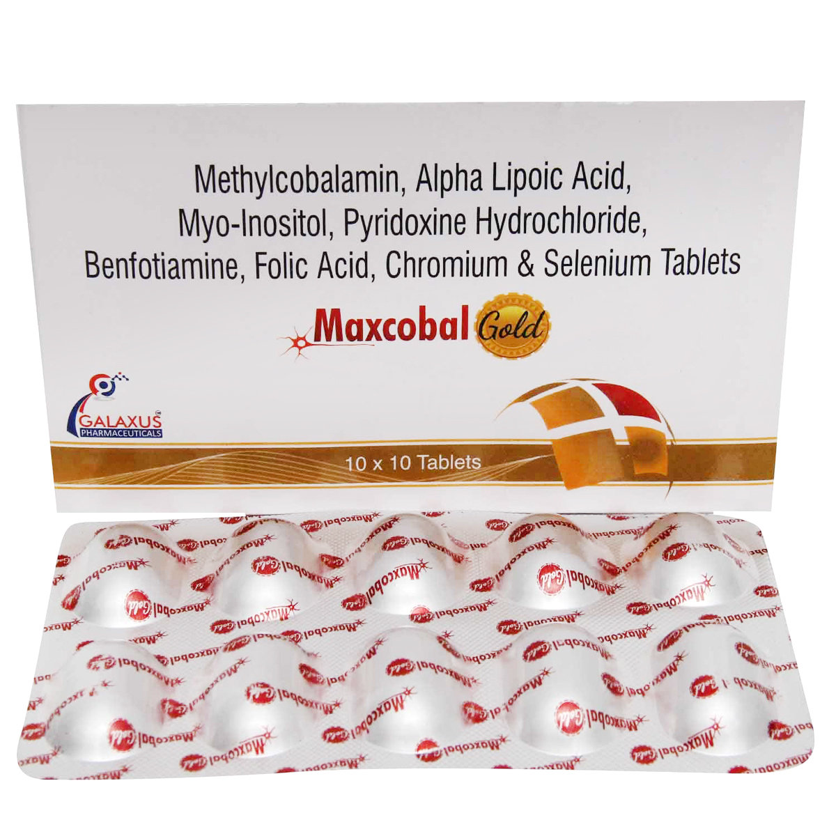 Maxcobal Gold Tablet 10's, Pack of 10 Maxcobal Gold Tablet 10's, Pack of 10