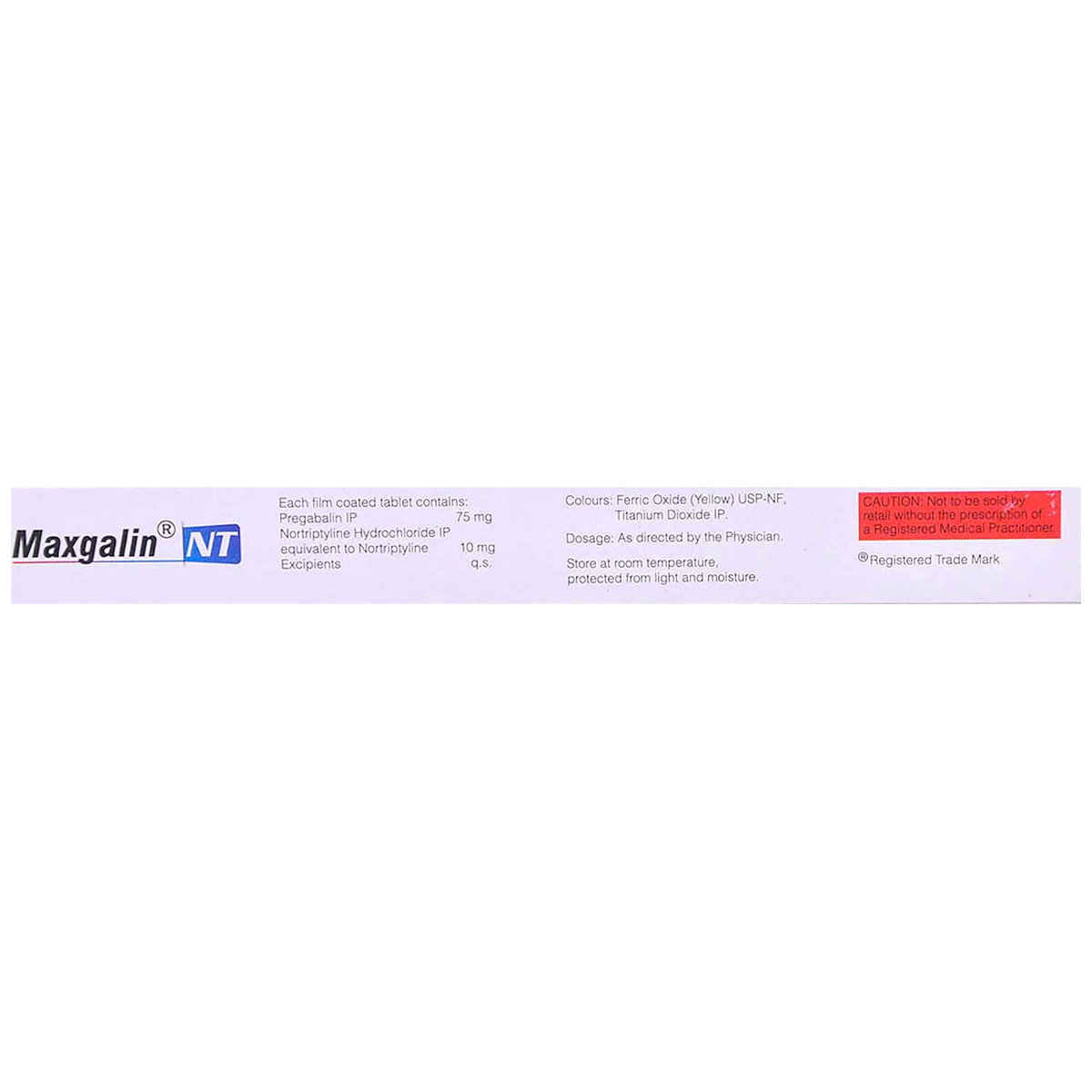 Maxgalin NT Tablet 10's, Pack of 10 Maxgalin NT Tablet 10's, Pack of 10