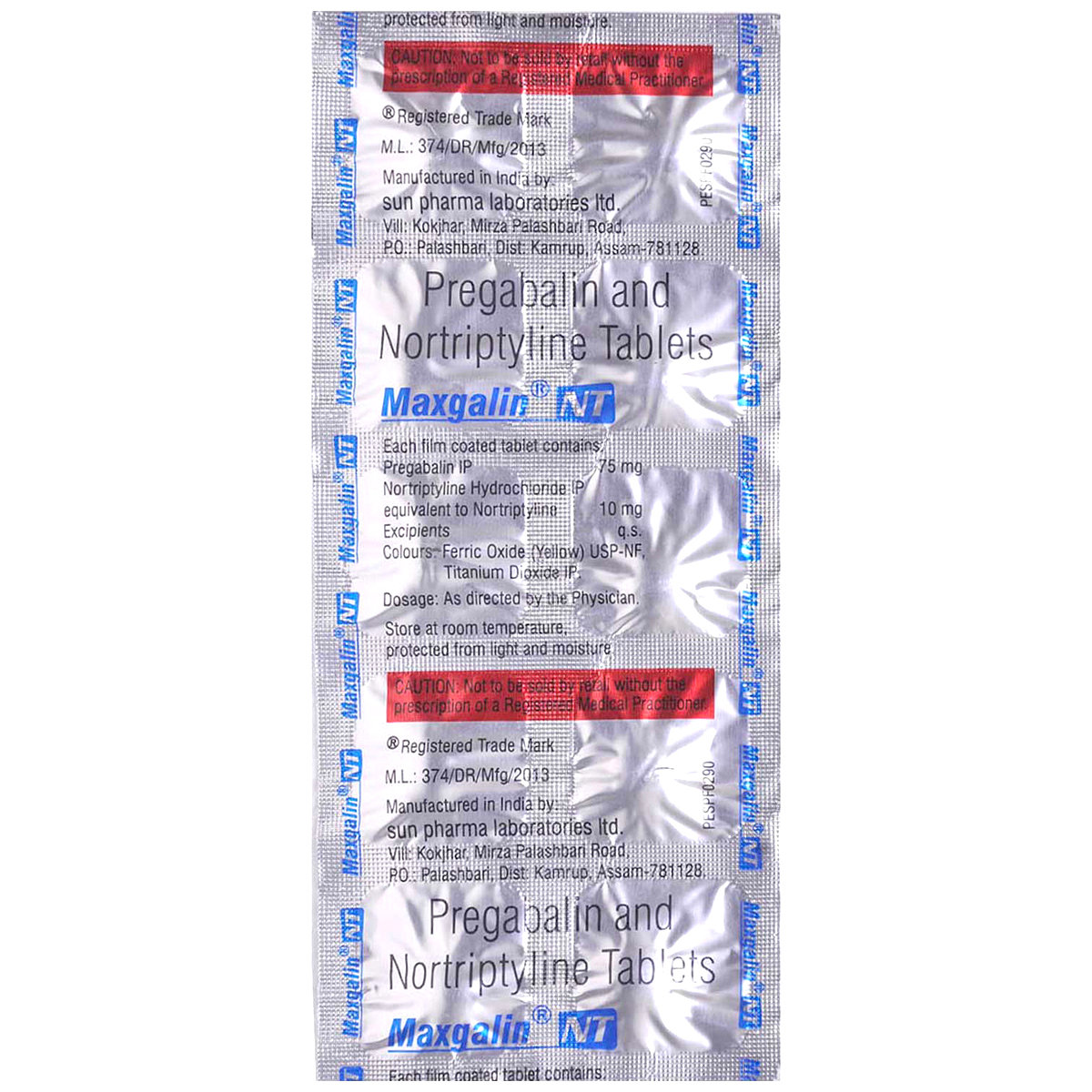 Maxgalin NT Tablet 10's, Pack of 10 Maxgalin NT Tablet 10's, Pack of 10