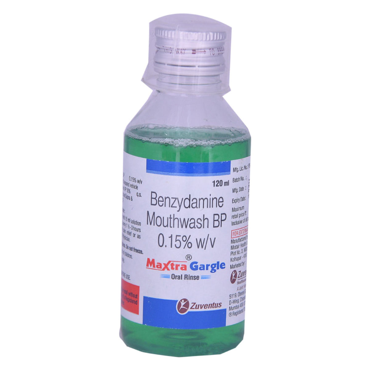 Buy Maxtra Gargle Mouth Wash 120 ml Online