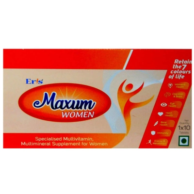 Maxum Women Tablet 10's, Pack of 10