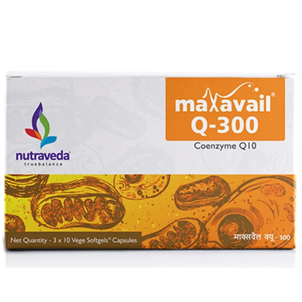 Maxavail Q-300 Softgel Capsule 10's, Pack of 10 SOFTGELSS