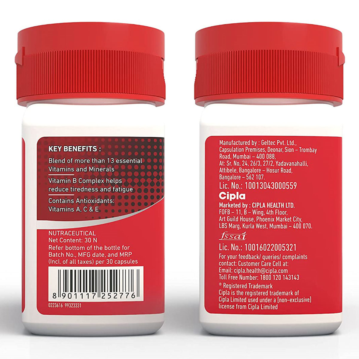 Maxirich Daily Multivitamin, 30 Capsules, Pack of 1 Maxirich Daily Multivitamin, 30 Capsules, Pack of 1