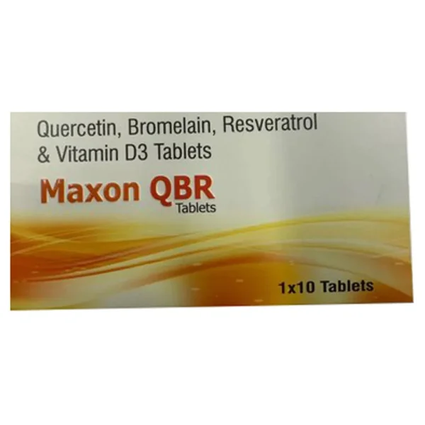 Maxon QBR Tablet 10's, Pack of 10 TABLETS