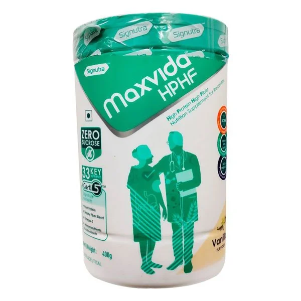 Maxvida HPHF Vanilla Flavour Powder 400 gm