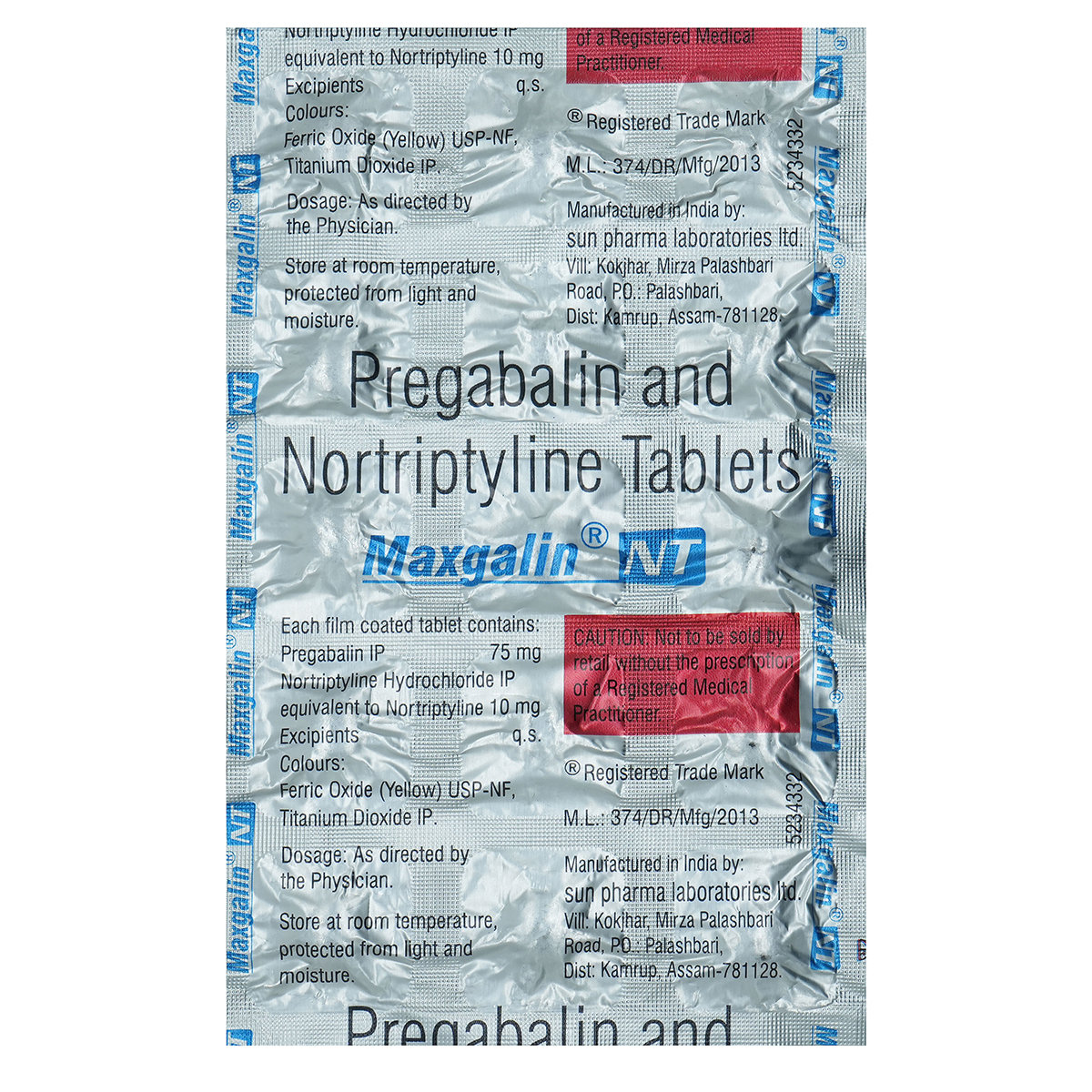 Maxgalin NT Tablet 15's, Pack of 15 Maxgalin NT Tablet 15's, Pack of 15
