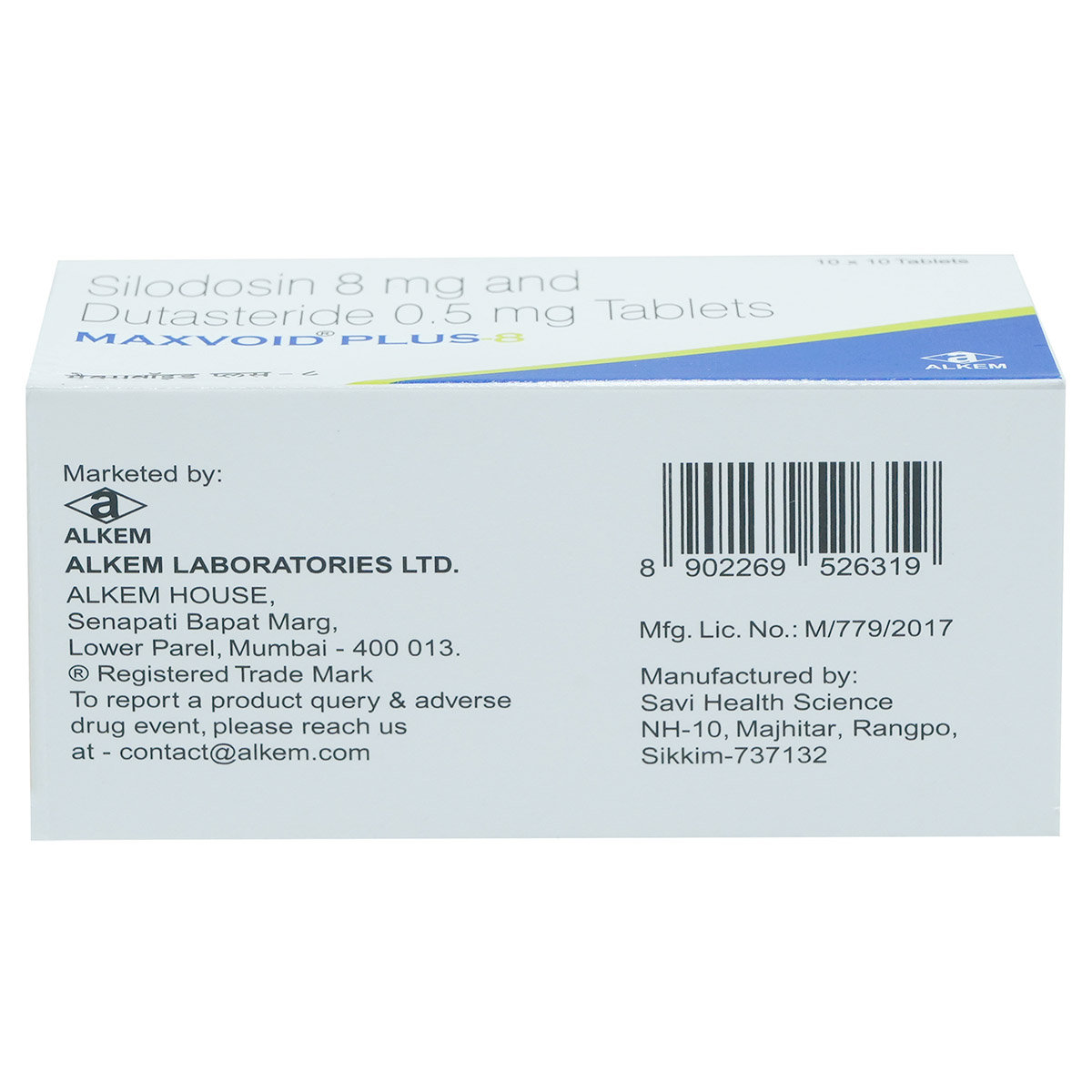 Maxvoid Plus-8 Tablet 10's, Pack of 10 Maxvoid Plus-8 Tablet 10's, Pack of 10