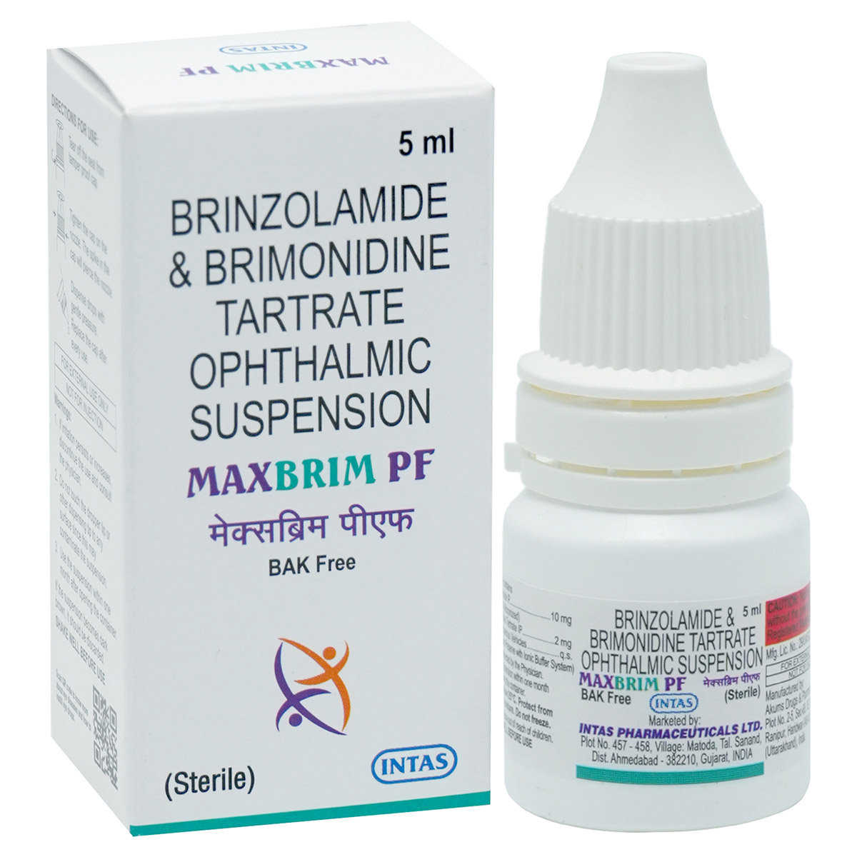 Buy Maxbrim PF Ophthalmic Suspension 5 ml Online