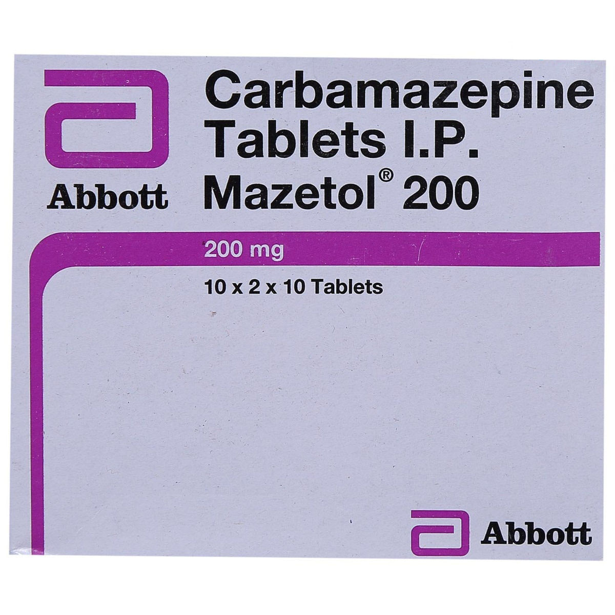 Buy Mazetol 200 Tablet 10's Online