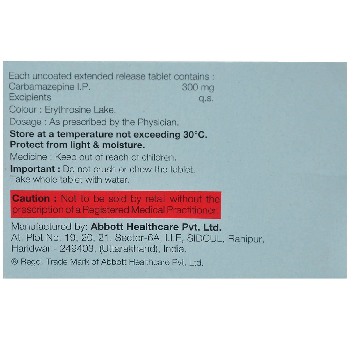 Mazetol SR 300 Tablet 15's, Pack of 15 TabletS Mazetol SR 300 Tablet 15's, Pack of 15 TabletS