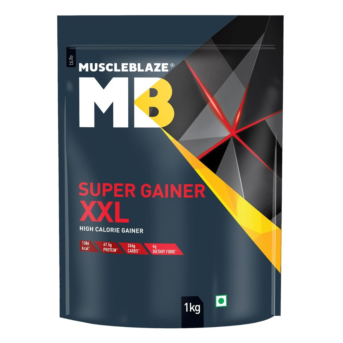 Buy MuscleBlaze Super Gainer XXL Chocolate Bliss Flavour Powder, 1 kg Online