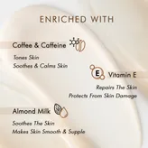 Mcaffeine Cappuccino Coffee Moisturizer Cream with Vitamin E, 50 ml, Pack of 1