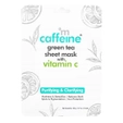 Mcaffeine Green Tea Sheet Mask with Vitamin C, 20 gm