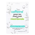 Mcaffeine Green Tea Sheet Mask with Niacinamide, 20 gm