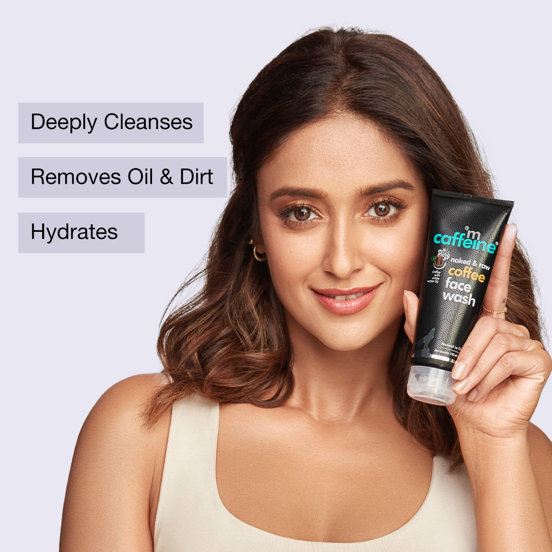 Mcaffeine Naked & Raw Coffee Face Wash 100 ml | Coffee With White Water Lilly | Removes Oil, Tan & Dirt | Deeply Cleanses Skin | Hydrates Skin | Suitable For Both Men & Women |For Normal To Oily Skin, Pack of 1 Mcaffeine Naked & Raw Coffee Face Wash 100 ml | Coffee With White Water Lilly | Removes Oil, Tan & Dirt | Deeply Cleanses Skin | Hydrates Skin | Suitable For Both Men & Women |For Normal To Oily Skin, Pack of 1