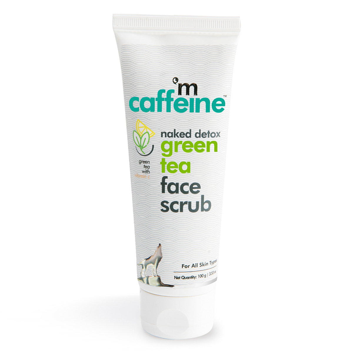 Mcaffeine Naked Detox Green Tea Face Scrub 100 gm | Green Tea With Vitamin C | Removes Pollutant | Exfoliates Skin | For All Skin Type, Pack of 1 Mcaffeine Naked Detox Green Tea Face Scrub 100 gm | Green Tea With Vitamin C | Removes Pollutant | Exfoliates Skin | For All Skin Type, Pack of 1
