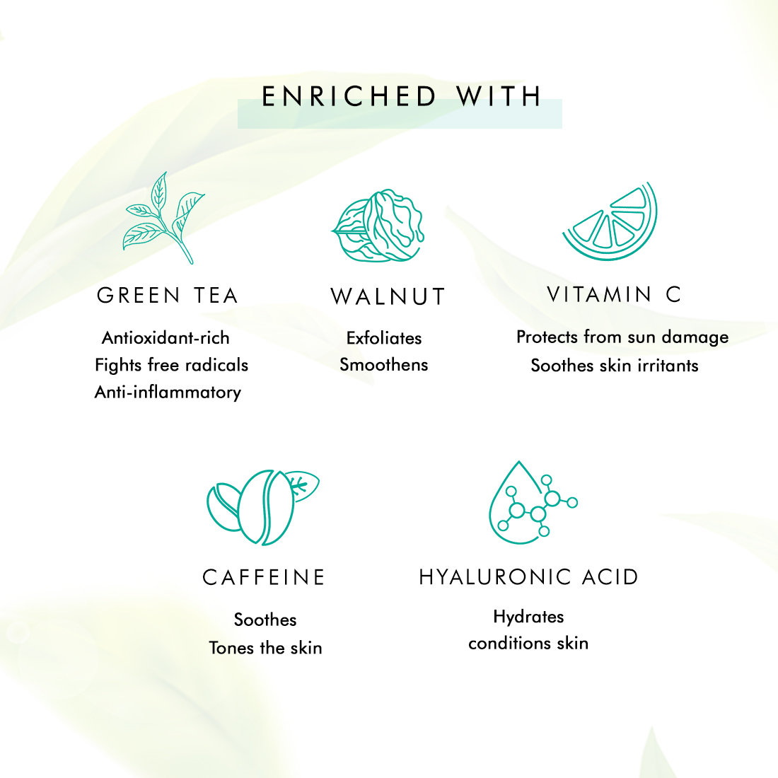 Mcaffeine Naked Detox Green Tea Face Scrub 100 gm | Green Tea With Vitamin C | Removes Pollutant | Exfoliates Skin | For All Skin Type, Pack of 1 Mcaffeine Naked Detox Green Tea Face Scrub 100 gm | Green Tea With Vitamin C | Removes Pollutant | Exfoliates Skin | For All Skin Type, Pack of 1