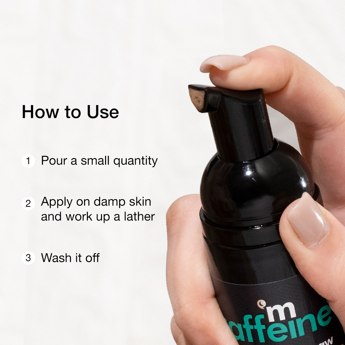 Mcaffeine Coffee Foaming Face Wash 75 ml | Enriched With Coffee, Caffiene, Almond Oil, Vitamin E & Cinnamon | Controls Acne & Excess Oil | For Men & Women | For All Skin Type, Oily & Acne Prone Skin, Pack of 1 Mcaffeine Coffee Foaming Face Wash 75 ml | Enriched With Coffee, Caffiene, Almond Oil, Vitamin E & Cinnamon | Controls Acne & Excess Oil | For Men & Women | For All Skin Type, Oily & Acne Prone Skin, Pack of 1