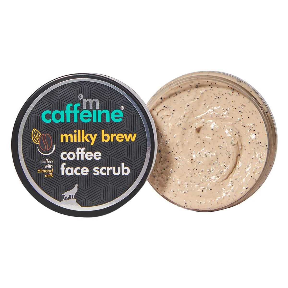 Mcaffeine Milky Brew Coffee Face Scrub, 75 gm, Pack of 1 
